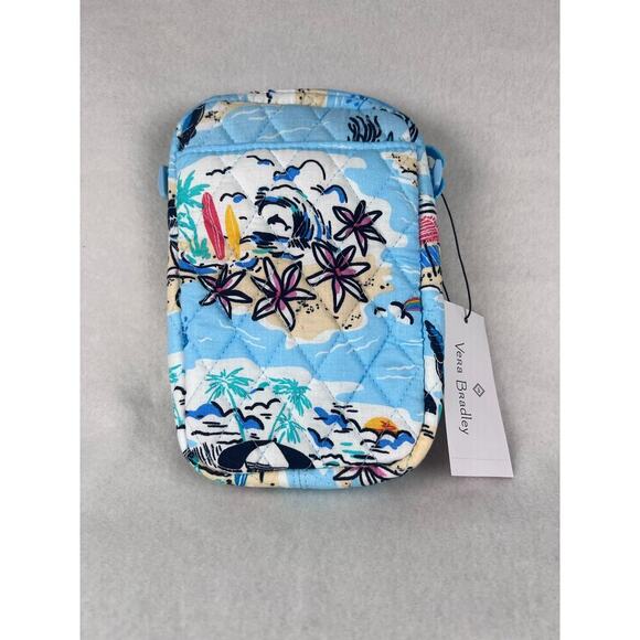 Vera Bradley Handbags - Vera Bradley Easy RFID Crossbody Purse Beach Treasures NEW Phone Pocket
